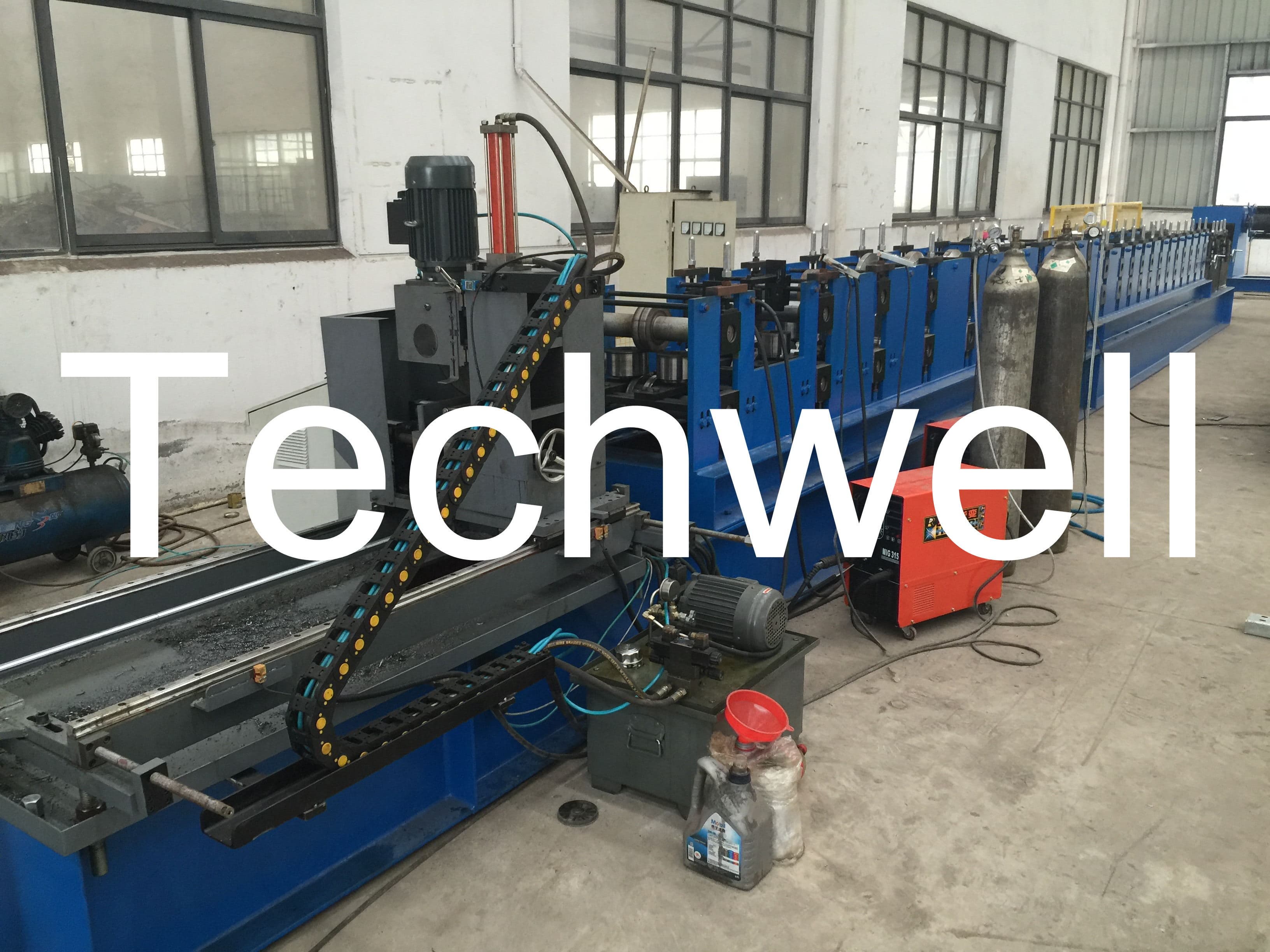Step Beam Roll Forming Machine for Step Beam Rack Parts